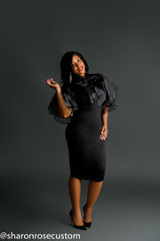 The Black Confidence Dress Perfect for Photo shoots and Special Occasions
